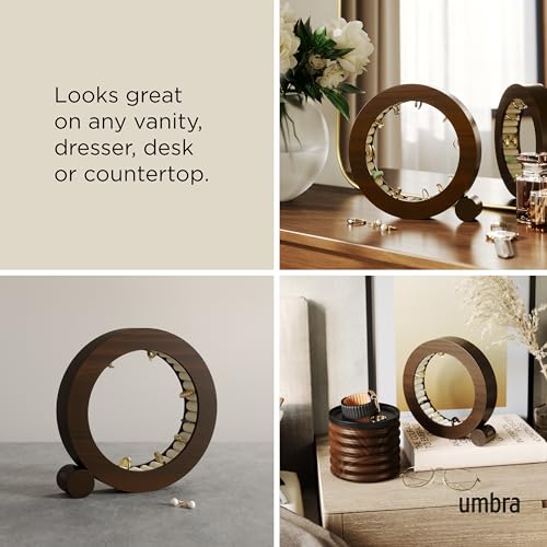 Umbra FERRIS JEWELRY ORGANIZER WALNUT - color: Walnut