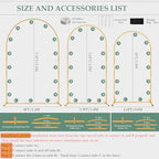 WellSign Balloon Arch Stand,7.2FT, 6.6FT, 6FT Set of 3 Metal Gold Wedding Backdrop Arch Stand Kit for Valentine Baby Shower Engagement Party Event Decoration Garden Floral Balloon Arch with Base - size: 7.2F+6.6FT+6FT