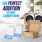 Simplation [2 Pack] Laundry Detergent Cup Holder, Detergent Drip Catcher (Upgraded Drip Tray), No More Mess or Leaks, Slide_Style - style: Slide Style