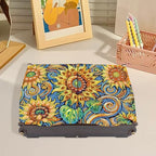 Tontut Diamond Painting kit Storage Box, Sunflower DIY Multifunctional Handmade Storage Box, Suitable for Home Holiday Gifts - color: Sunflower