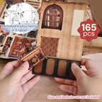 DIY Nostalgic Photo Studio Book Nook, Vintage Photography Scene Model, Time Memory Theme 3D Bookend for Adults