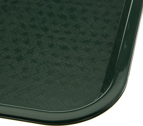 Carlisle FoodService Products CT121608 Café Standard Cafeteria / Fast Food Tray, 12" x 16", Forest Green - color: Green