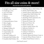 Pineapple Coin Display Stands Holder, Challenge Coin Display Stand, Small Easel Stand, Holder Stands for Challenge Coins, Medal, Poker Chip, Collectors (10 Pack)