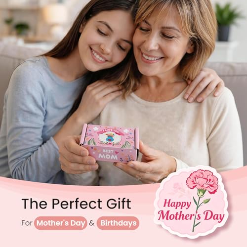 Mother's Gifts for Mom Birthday Gifts from Daughter Son - 6 Pcs Refrigerator Magnets - Mini Vase Magnets for Fridge with Artificial Flowers, Christmas Valentines Day Gifts for Moms - color: 6 Pack for Mom