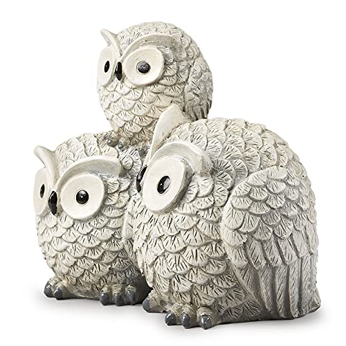 Garden Items Owls Garden Statue, one Size, Light Gray - size: One Size
