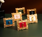 Suede Lined Jewelry Display Stand - color: Black