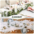 Didaey 3 Sets White Pillar Candles and Glass Candle Holders, Clear Cylinder Vases for Slim Pillar Candles Wedding Centerpieces