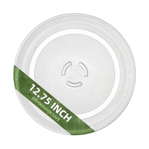 12.75" Microwave Plate Replacement for 481941879728 Whirlpool Microwave Glass Plate Compatible With 12 3/4 inch Whirlpool Microwave Plate - size: 12.75" Ring Shape Hole