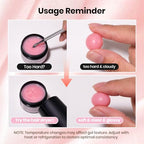 Beetles 3D Gel Nail Art with 3D Mold,Pink Solid Builder Nail Gel,Non-Sticky Sculpting 3D Nails & Dual-Ended Sculpture Pen & Stiletto Dual From, Beginner Friendly DIY at Home,Ballet Whisper - color: B5-Pink Solid Builder Gel