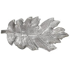 BBH Home's Handmade Silver Novelty Shaped Aluminium Tray 8.26 x 4.13 x 0.9 AMBBVK053AB2020 - color: Silver