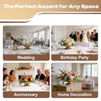 Small Gold Vases for Centerpieces: Antique Gold Flower Vase for Wedding 4 Inch Brass Compote Vase Metal Pedestal Bowl Flower Urn for Party Event Home Decor Set of 4 - size: 3.98 Inches - 4 Pcs