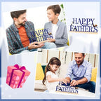 COCHIE Metal Happy Father's Day Sign, Fathers Day Decorations for Home, Shelf, Mantel, Indoor, Table Top Party Decoration, Fathers Day Gift for Dad from Daughter Son (Father's Day) - style: Father's Day