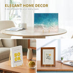 Plate Holder Easel Display Stand - 6 inch Metal Plate Stands for Display - Tabletop Picture Stand - Gold Iron Easels for Display Pictures | Photo Frames | Book | Decorative Plates | Plaque - 2 Pack - size: 6 inch-2