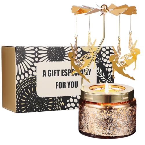 Mothers Day Gifts for Mom Wife Daughter Sister, Birthday Gifts for Women, Unique Candle Gift for Friends Women, Rotatable Scented Candles Gift for Mothers Day Anniversary Christmas (Girl with Wings) - size: Girl with Wings