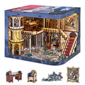 MiniCity DIY Book Nook Kits for Adults, Miniature Dollhouse Booknook Kit, 3D Wooden Puzzle Creative Decorative Bookends Bookshelf Diorama Insert Crafts Hobbies Gifts (Napoléon) - style: Napoléon