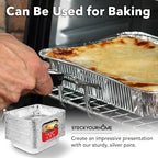 9x13 Aluminum Pans (40 Pack) - Disposable and Recyclable Foil Trays - Half Size Steam Table Deep Pans - Tin Foils for Cooking, Heating, Storing, Prepping Food, Stock Your Home - size: 40 Pack