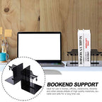 HEALLILY 1 Pair Chinese Bookends Ancient Asian Style Building Pattern Bookends Desktop Decorative Bookshelf Stationery Supplies for Children Adults