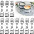 10 pcs Metal Candle Wick Holders, Upgraded Candle Wick Centering Devices, Silver Stainless Steel Candle Wick Holder for Candle Making - size: 10 PCS-upgraded