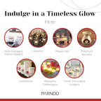 Tea Light Candles in Metal Cups - 6 Hours Clean, Long Burning White Unscented - 520 Candles - Bulk for Romantic Dinner, Wedding, Spa & Hotels by PARNOO - style: 520 Pack 6 Hours Burn Time