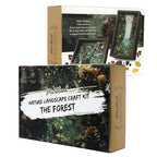 Microland Fun Crafts for Adults DIY Zen Forest Landscape Resin Crafting Kit Ladies Craft Night Kit Crafty Women Present Mom Birthday Gift Ideas Unique Mothers Day Creative Gifts for Artists Teen Girls