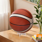 Acrylic Ball Holder 3-Pack, Small Size for Baseball, Softball & Golf Ball; Medium & Large Size for Basketball, Soccer, Volleyball; Horizontal Size for Rugby and Football - style: Medium - 3.54 x 1.3 inch