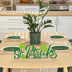COCHIE Metal St. Patrick's Day Sign, St Patricks Day Decorations for Home, Office, Shelf, Mantel, Indoor, Shamrock Decoration, Saint Patrick Day Decor (Shamrock) - style: Shamrock