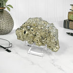 Plymor Clear Acrylic Double-Scoop Display Easel, 2.375" H x 2.25" W x 2.125" D - size: 2.375" x 2.25" x 2.125"