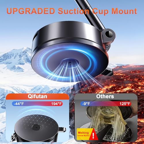 Qifutan for MagSafe Dash Mounted Holders Phone Holders for Your Car Phone Mount for Car Windshield Dashboard Universal Desk Mounts Hands Free Automobile Cell Phone Holder Fit for iPhone Smartphone - style: Dash-E