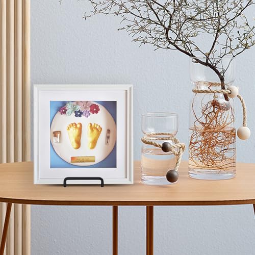 Plate Holder Easel Display Stand - 4.5 inch Metal Plate Stands for Display - Tabletop Picture Stand - Black Iron Easels for Display Pictures | Photo Frames | Book | Decorative Plates | Plaque - 1 Pack