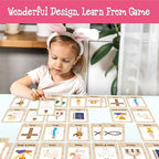 Hebayy Bible-Themed Matching Game, 80 PCS Bible Concentration Memory Cards for Christian 40 Pairs Biblical Character Cards Educational Toys for Kids, Adults - style: Bible