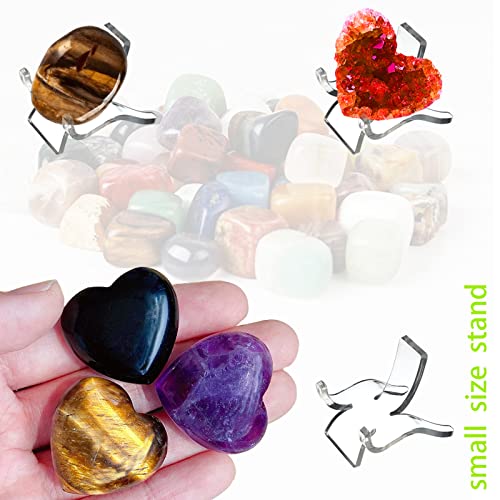 Crystal Stand Rock Display Stand Small Dispaly Stands ( 3 Sizes , 36 PCS ) Crystal Stands for Display Minerals Rocks Crystals Agates Fossils Corals or Other Small Items in Home Shop Museum Office - size: 36 PCS ( 12* large+12* medium+12* small )