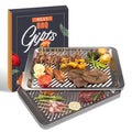 Grilling Prep and Serve Trays, Set of 2 Stackable Stainless Steel BBQ Tray, Standard Marinating Container, Serving Platter for Plating Food, BBQ Prep Tub for Marinating Meats, Grill Accessories - style: Standard Prep Trays