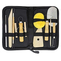 U.S. Art Supply Pottery & Clay Tools Set (12-Piece) - Includes Pottery Tools, Canvas Case for Sculpting, Ceramics, and Easy Storage & Transport - size: 12-Piece with Nylon Case