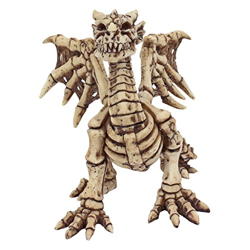 Design Toscano Corpus Crux Gothic Dragon Skeleton Statue - style: Gothic Dragon Skeleton