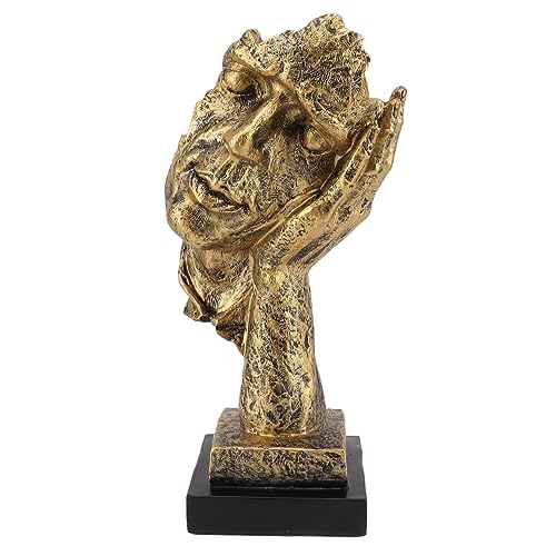 Abstract Sculpture | Handmade Art Decor for Living Room/Bookshelf/Office | Vintage Figurine with Non - Skid Base, 12.5x11.5x32cm