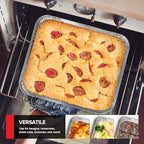 9x13 Disposable Aluminum Pans with Lids - (30 Pack) Heavy Duty Foil Pans with Lids 9x13 Foil Pan Covers, Food Catering Containers for Baking, Cooking, Heating, Storage, Stock Your Home - size: 30 Pack w/ Lids