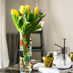 Flower Vase Abstract Tools Unbreakable Decorative Modern Plastic Vase for Home