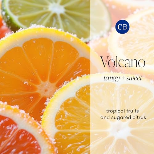 Capri Blue Volcano Scented Candles - Luxury Candles for Home Scented with Tropical Fruit & Sugared Citrus - Long Lasting Soy Wax Blend - Petite Glass Jar (Iced Matcha Green, 8 oz) - color: Iced Matcha Green, size: 8 oz