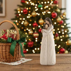 Gifts for Mom from Daughter, Mother and Daughter Hugging Figurines - Perfect for Mothers Day Christmas or Birthday Gifts, Resin, 9.8" H - style: Hugging Mom Daughter