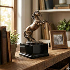 Premium Black Gloss Display Base – Weighted Square Pedestal for Trophies, Sculptures, 3D Prints, & Crafts – Heavy-Duty Riser Stand (4.5x4.5x2.5 inch) - size: 4.5x4.5x2.5 inch