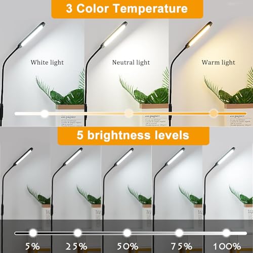 LED Floor Lamp for Living Room, Modern Standing LED Light, Adjustable Tall Floor Lamp for Bedroom Office Reading, Minimalist Standing Lamp with Soft Glow for Home Decor