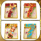 SiliFine 12" Charcuterie Number Shaped Mache with Clear Lid Fillable Sweets Serving Trays Paper Mache Cupcake Candy Box for 2025 Graduation Party Graduation Celebration(Gold,Number 7) - color: Gold, style: Number 7