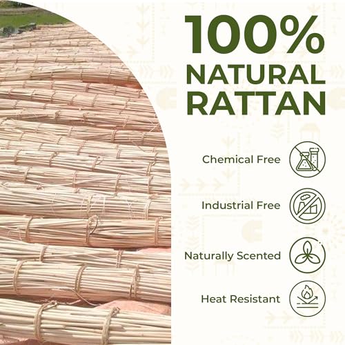 Set of 3 Rattan Serving Trays – Handwoven Wicker Trays for Bathroom, Kitchen, Coffee Table, Ottoman; Modern Farmhouse, Boho, Rustic & Coastal Home Decor - style: Natural Rattan Trays