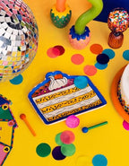 ban.do Novelty Trinket Tray, Ceramic Jewelry Dish, Small Decorative Tray for Keys or Decor, Cute Catchall Tray, Cake