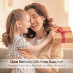 Mom Birthday Gifts: 5.2” Mother and Daughter Resin Figurine - Sentimental Gift for Mom from Daughter - Mother’s Day and Christmas Keepsake