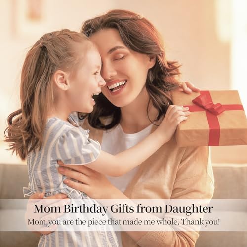 Mom Birthday Gifts: 5.2” Mother and Daughter Resin Figurine - Sentimental Gift for Mom from Daughter - Mother’s Day and Christmas Keepsake