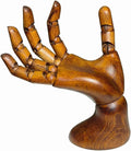 Mannequin,Mannequin Hand,Hand Model,Hand Mannequin for Nails,Drawing Mannequin Wooden Hand,Wooden Mannequin,Antique Finish Wood Hand,Hand Model for Drawing,Male Hand of Right with Antique Finish. - color: Male_right 7.9 in With Antique Finish