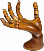 Mannequin,Mannequin Hand,Hand Model,Hand Mannequin for Nails,Drawing Mannequin Wooden Hand,Wooden Mannequin,Antique Finish Wood Hand,Hand Model for Drawing,Male Hand of Right with Antique Finish. - color: Male_right 7.9 in With Antique Finish