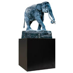 shopPOPdisplays Black Laminate Display Pedestal - Fully Assembled - Museum-Quality for Sculptures, Retail Displays, Trophies with Matte Finish - 200 lb. Capacity (15" W x 15" L x 24" H) - size: 15" W x 15" L x 24" H