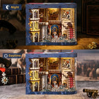 CCCDF Book Nook Kit, DIY Miniature Dollhouse Booknook Kit for Adults and Teens, 3D Wooden Puzzle Booknook Tiny House Bookshelf Decor, Gifts for Family Friens (Napoleon) - style: Napoleon